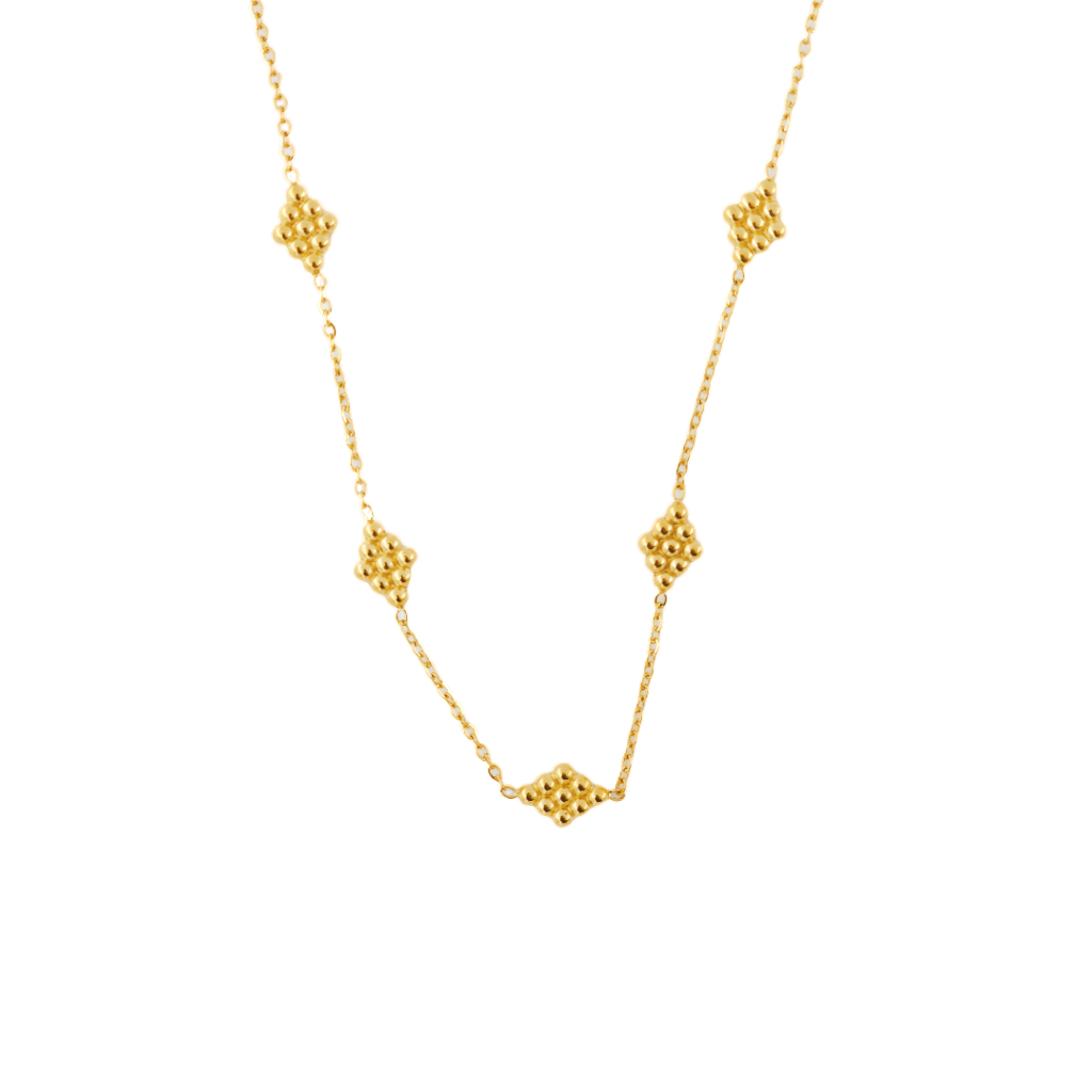 Golden Mosaic Necklace