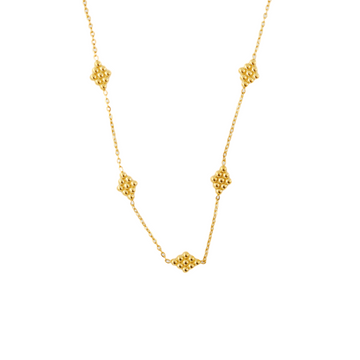 Golden Mosaic Necklace