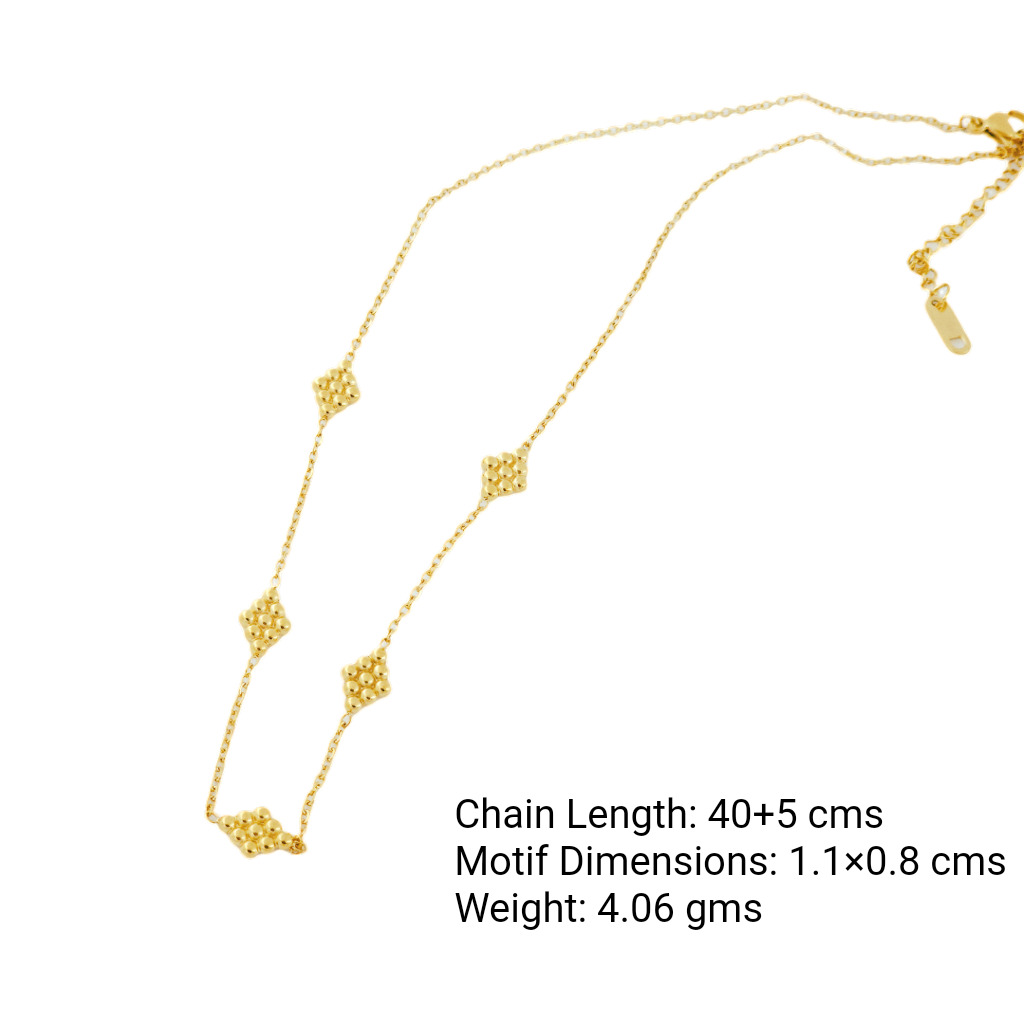 Golden Mosaic Necklace