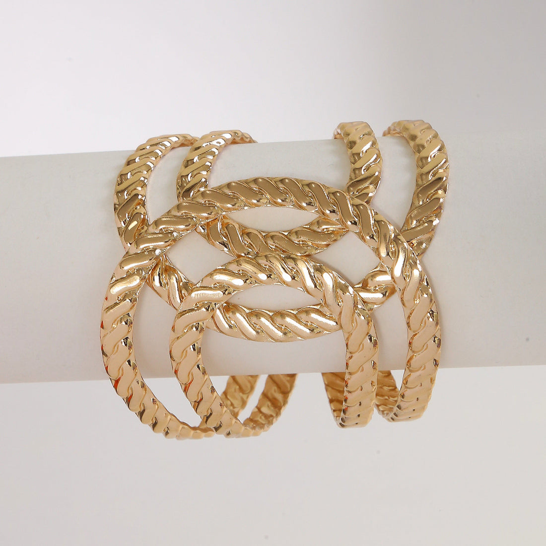Braided Radiance Bangle