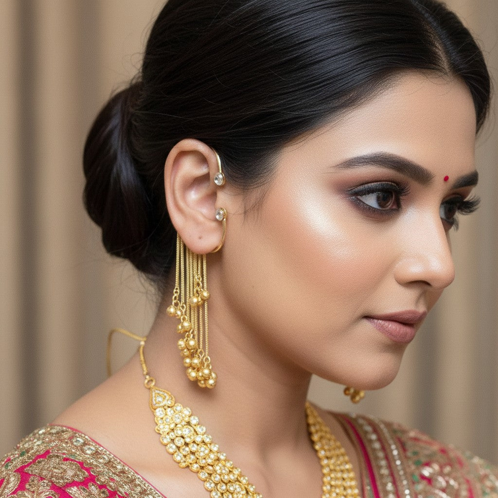 Noor Ear Cascade Kashmiri Cuff