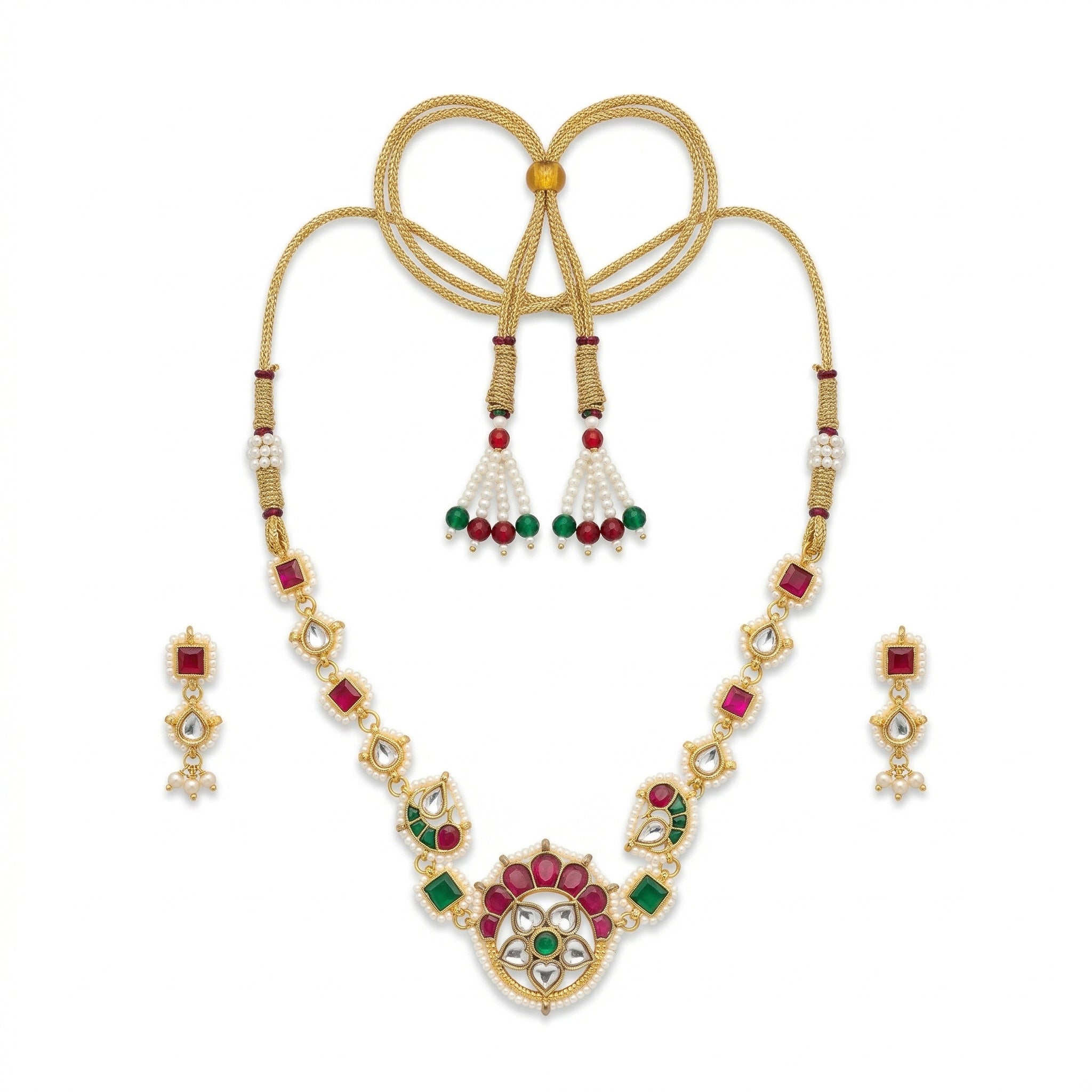 Royal Heritage Kundan Statement Necklace Set