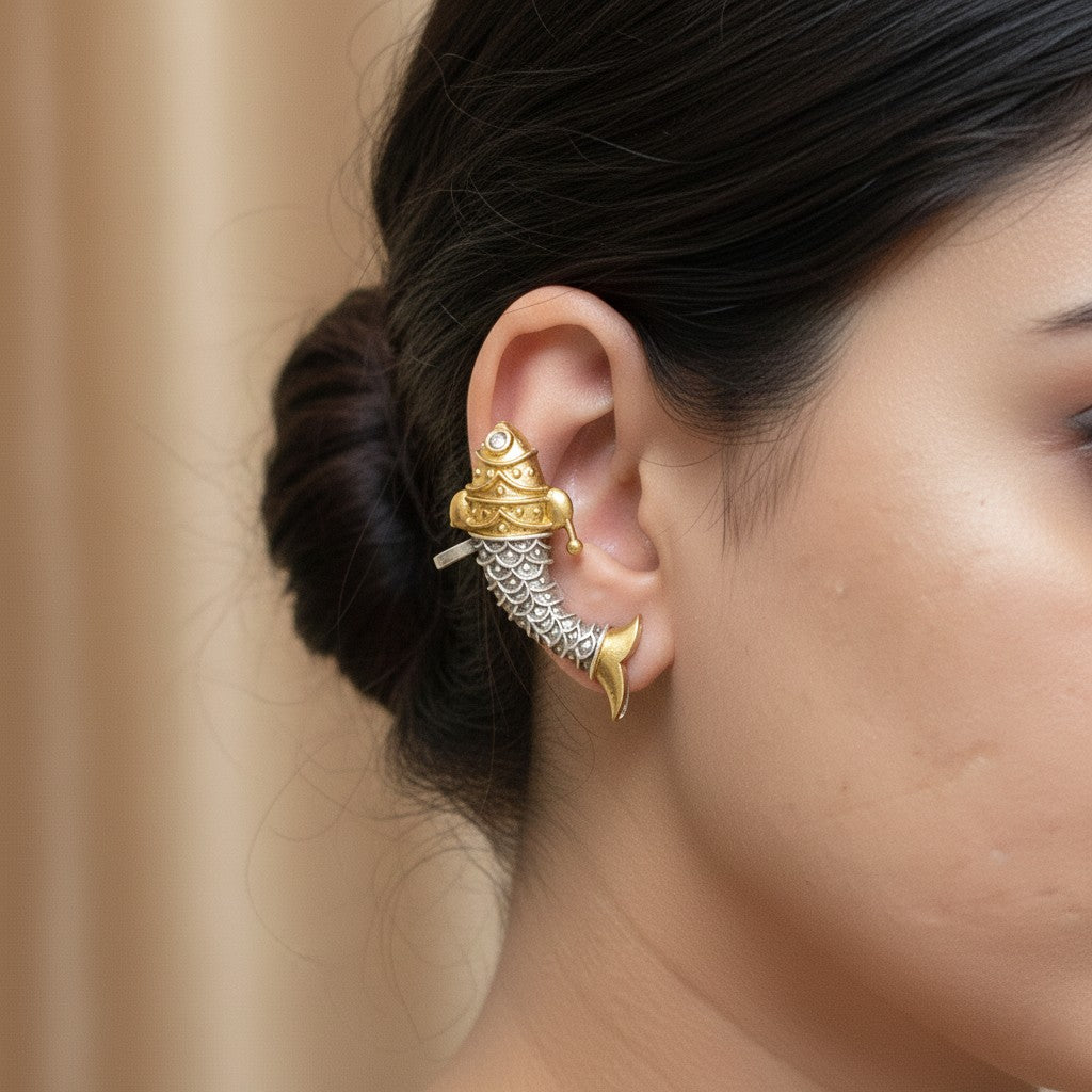 Matsya Ear Armour Cuff