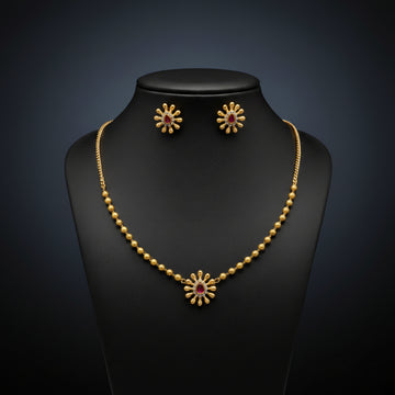 Surya Mala Sunburst Necklace Set
