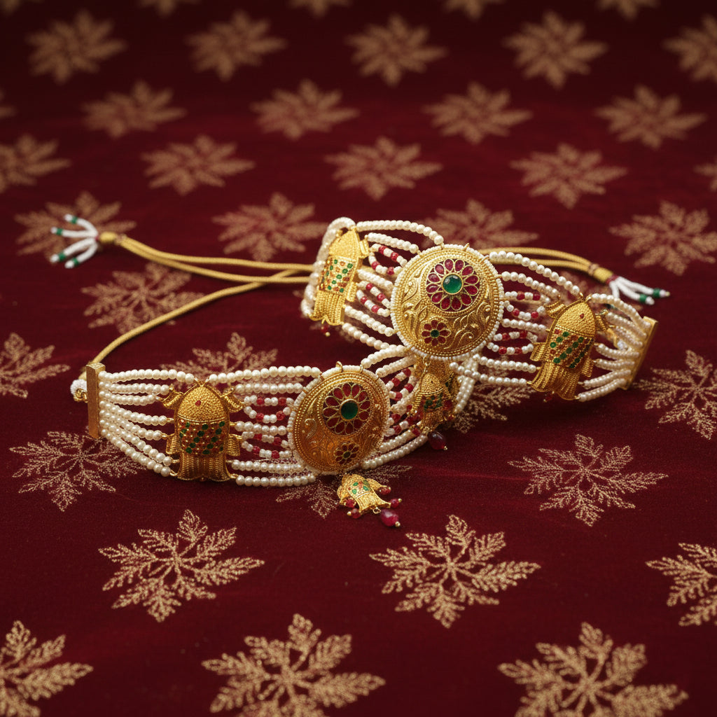 Rajputana Pearl Armlet (Bajuband)