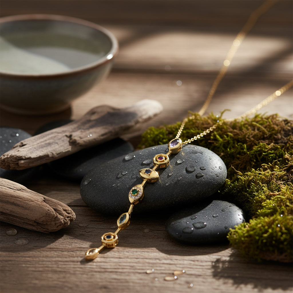 Chakra Line – Multistone Energy Necklace