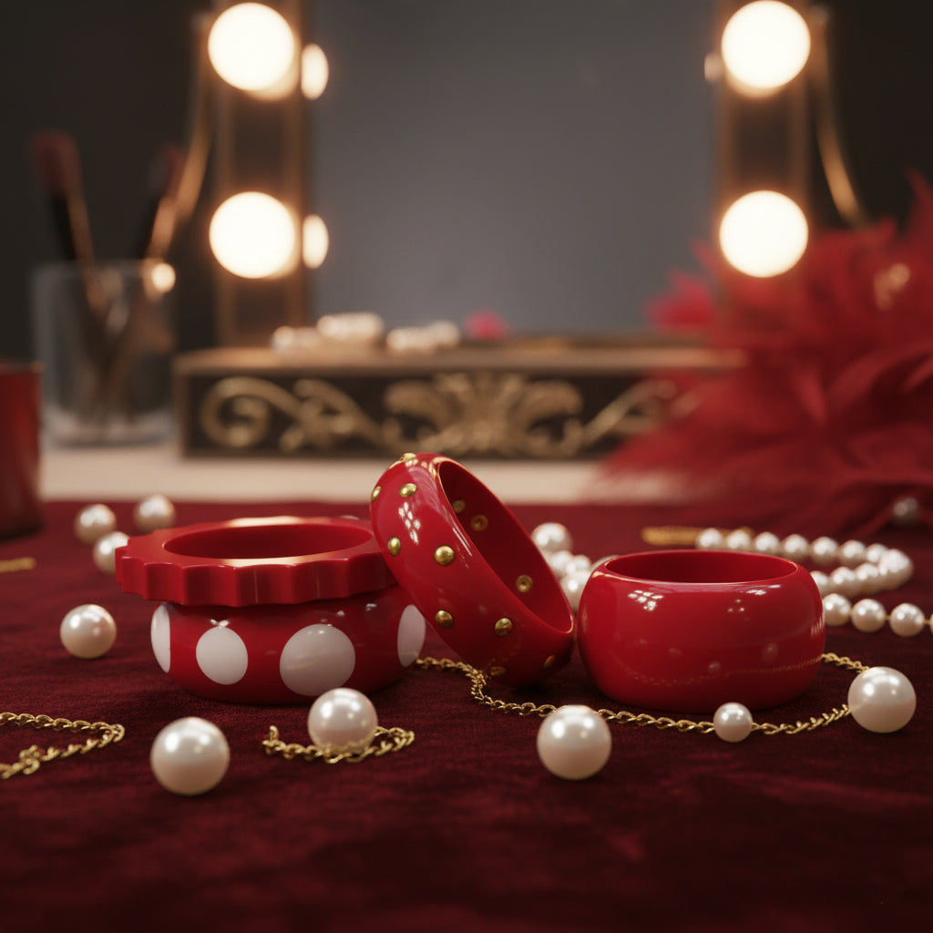 Pop Parade – Resin Bangle Stack (Set of 4) (Size 2.4-2.8)