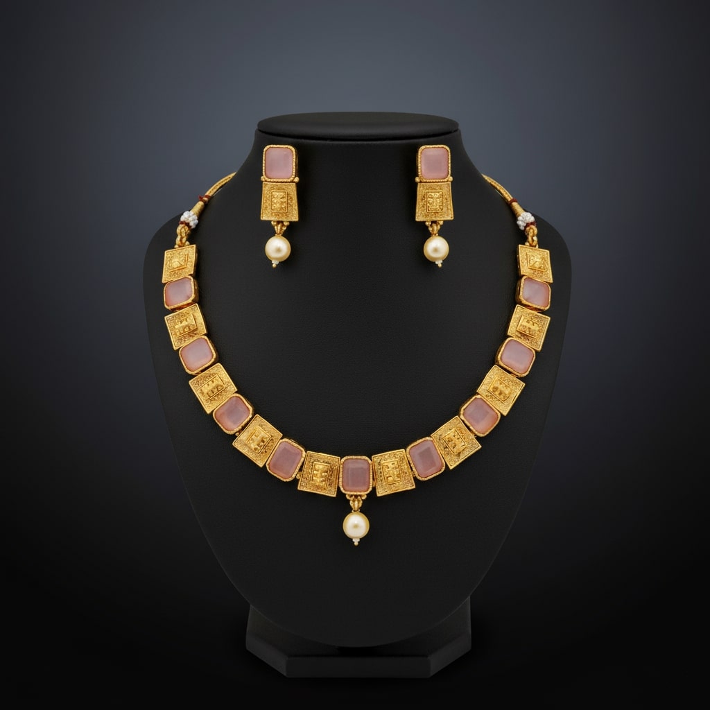 Padma Ratna Necklace Set